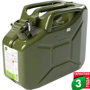 Металлическая канистра GEOLIA 10 л для ГСМ с антикоррозийной защитой 88873265