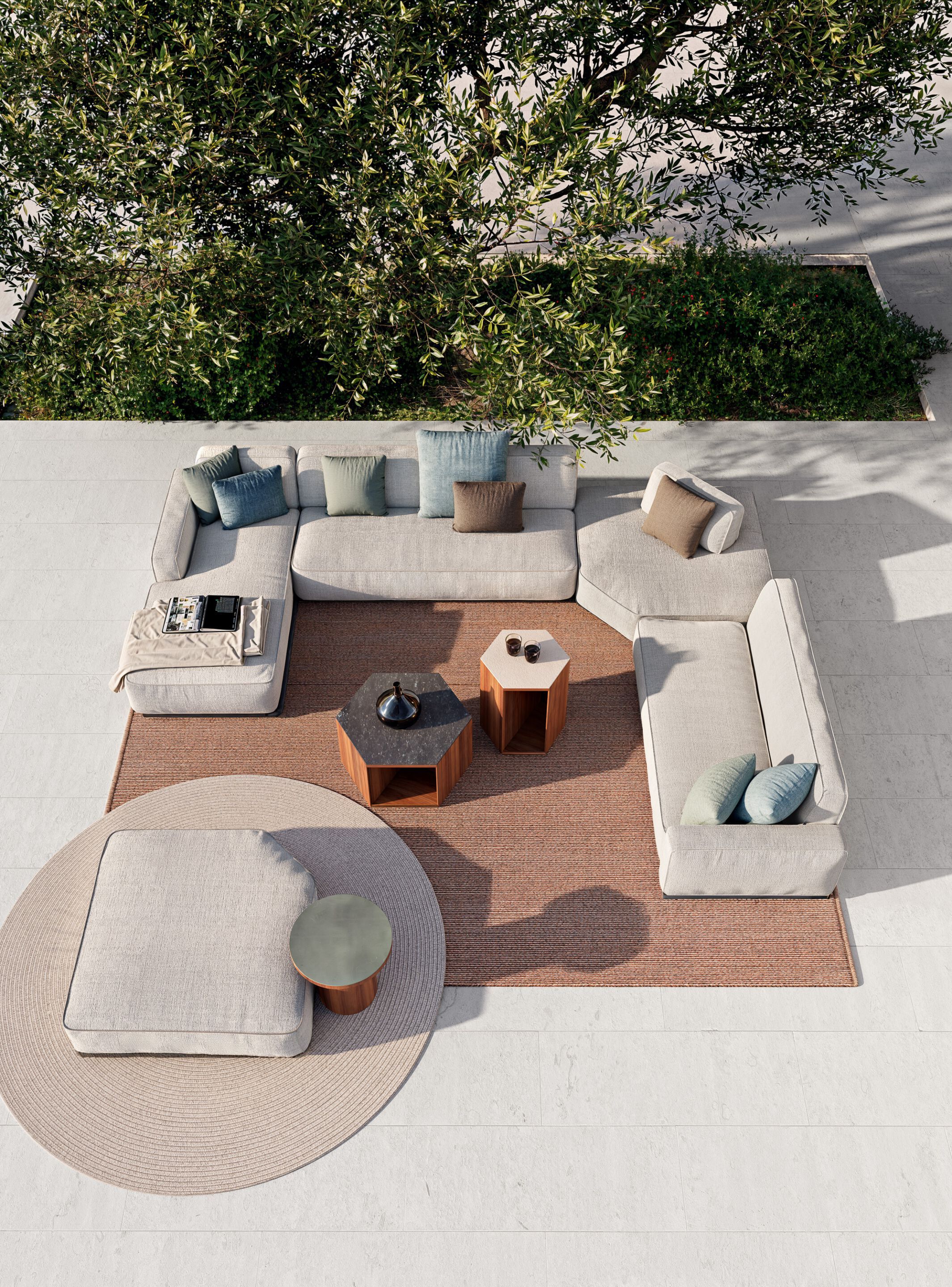 Ткань сад Dormeuse Atmosphera Лагуна .25 ARCH-00059608 - Вид №4