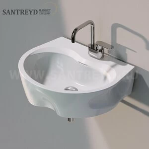 VD60L9016 Подвесная раковина настенная овальная Ceramica Flaminia Void белая