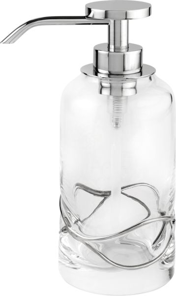 6625/CH-V1 Surya Crystal Stream, дозатор с помпой V1, цвет хром 