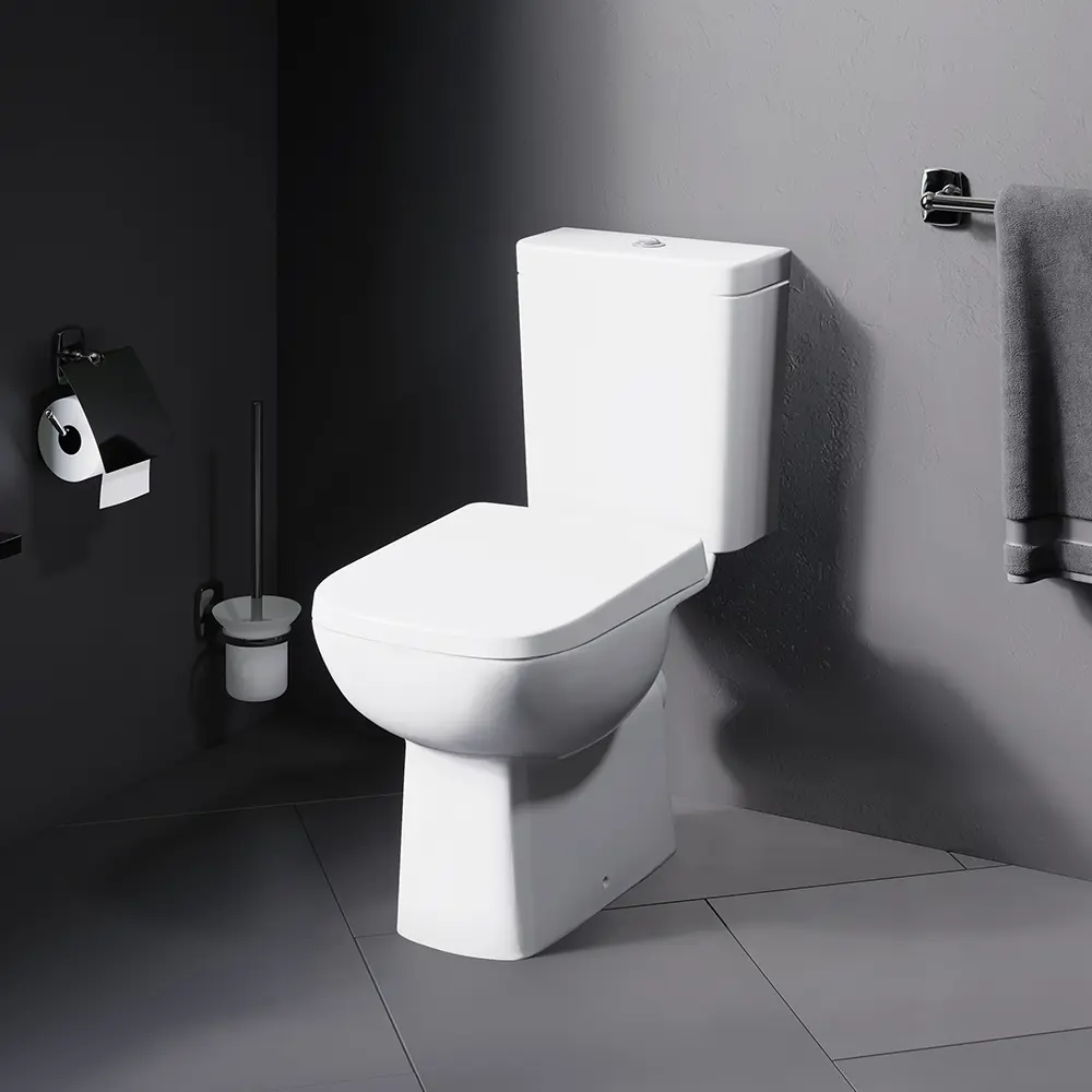 Унитаз-компакт Damixa Elder универсальный выпуск двойной слив STLM-2071992 - Вид №3