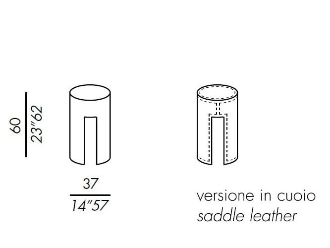 Деревянный круглый низкий журнальный столик Meridiani ARCH-00144318 - Вид №10