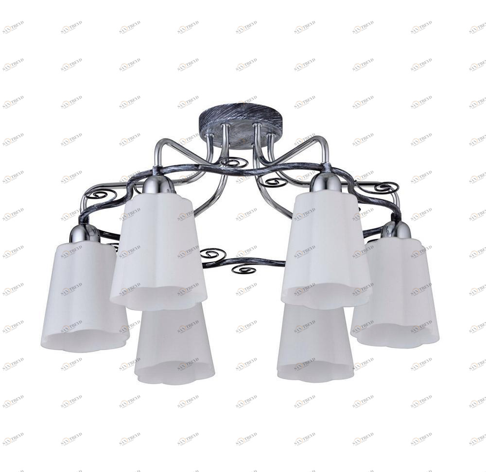 Потолочная люстра IDLamp Rossella 847/6PF-Blueglow IDLAMP ROSSELLA 182893 -