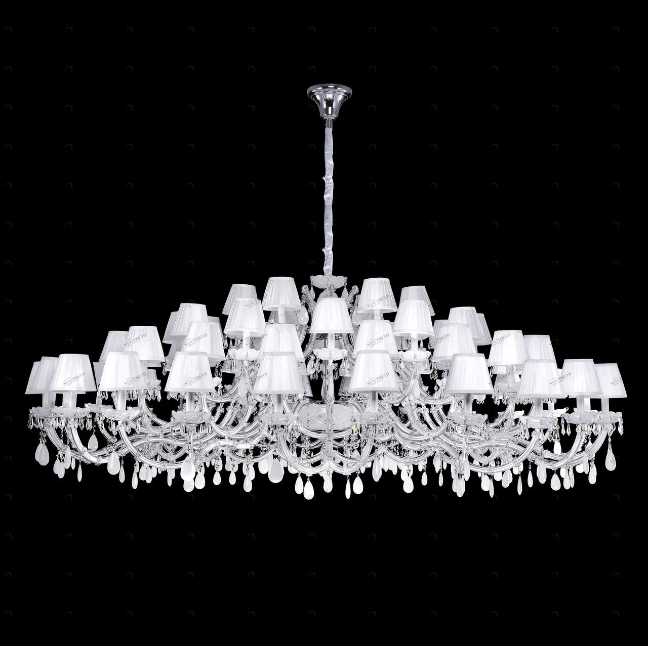 Подвесная люстра Crystal Lux Blanca SP60 белая CRYSTAL LUX ДИЗАЙНЕРСКИЕ, BLANCA 059429 Белый 