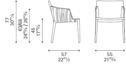 Poltrona Frau Кресло с подлокотниками La collezione - tavoli e sedie sun-id-1358872 - Вид №1