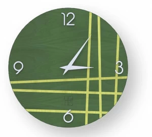 LIGNIS® Настенные часы из инкрустированного дерева Dolcevita lines 10.108