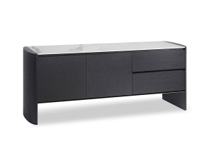 Деревянный шкаф с ящиками