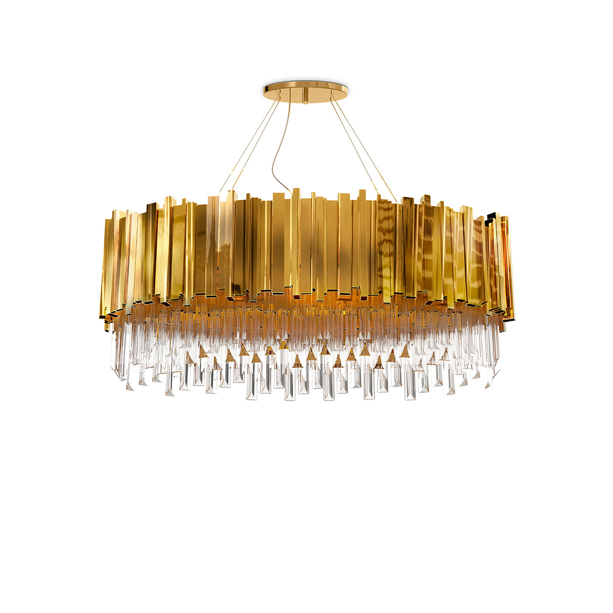 Подвесные лампы Empire Oval Suspension Covethouse LUXXU  - Вид №1