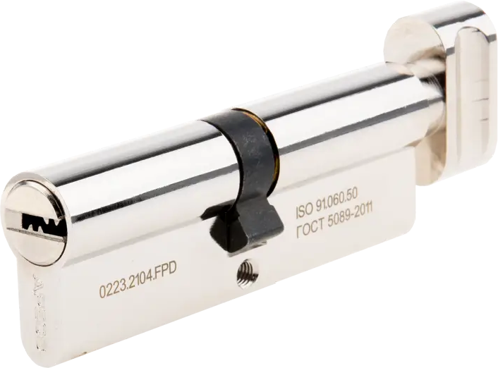 Цилиндровый механизм APECS Pro с ключом-вертушкой для металлических дверей 84168052