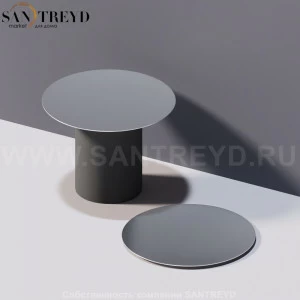 Agape GEMMA Лоток или крышка 18 см хромированный сатин ACOM255SP