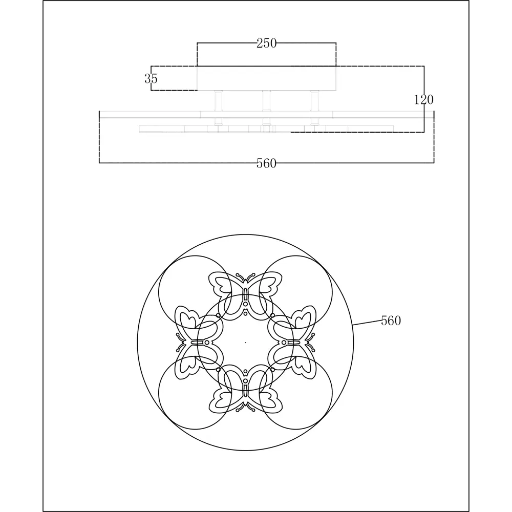 Escada: Классическая светодиодная люстра с пультом управления 87834349 STLM-0935577 - Вид №15