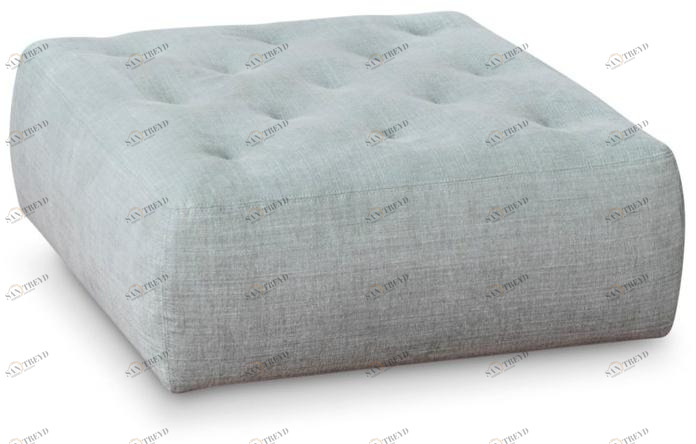 Saba Italia Квадратный пуф со съемным чехлом из ткани на колесиках sun-id-1354166