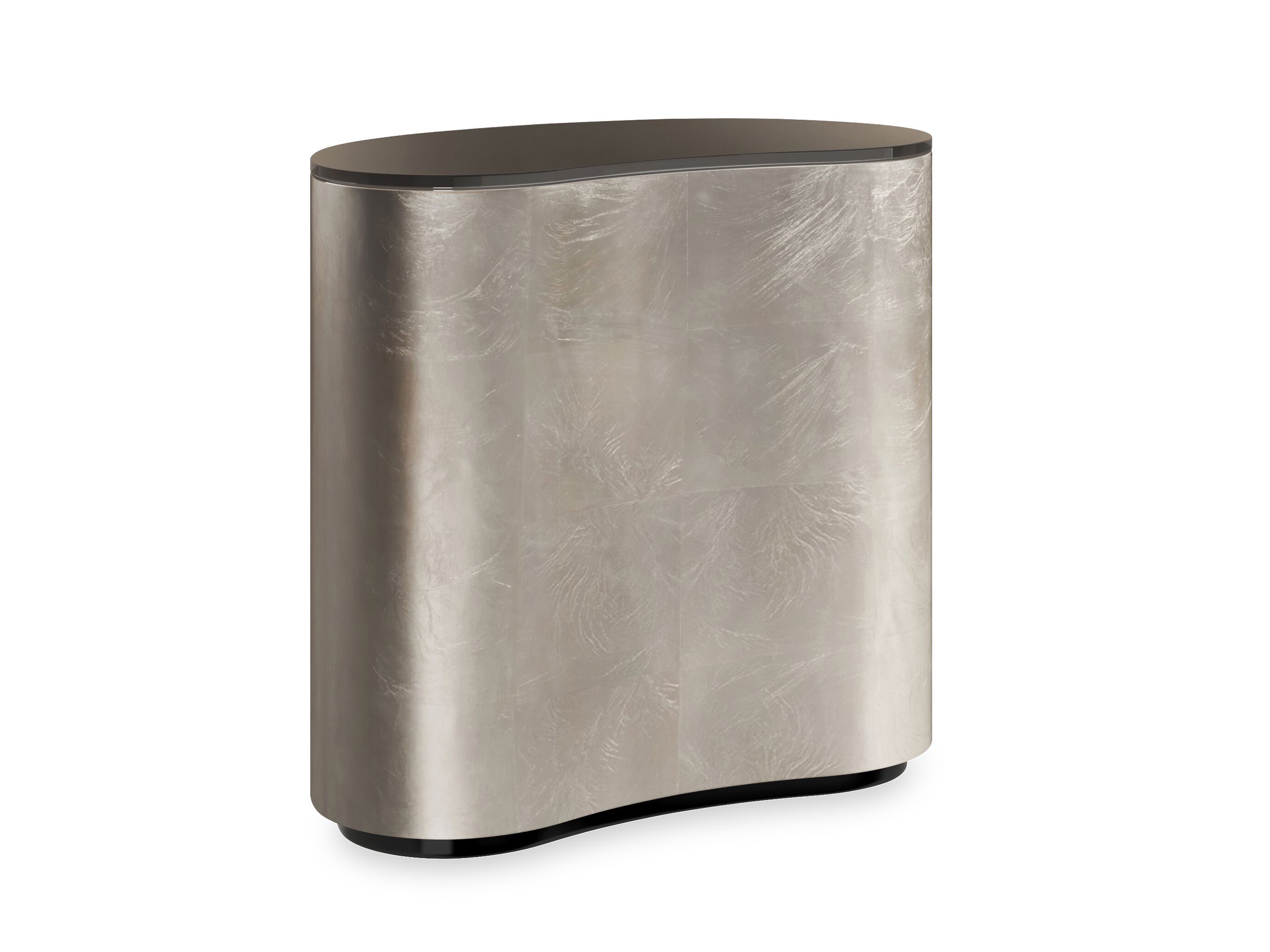 Высокий стеклянный журнальный столик с колесами Caracole AMALIE ARCH-00106457