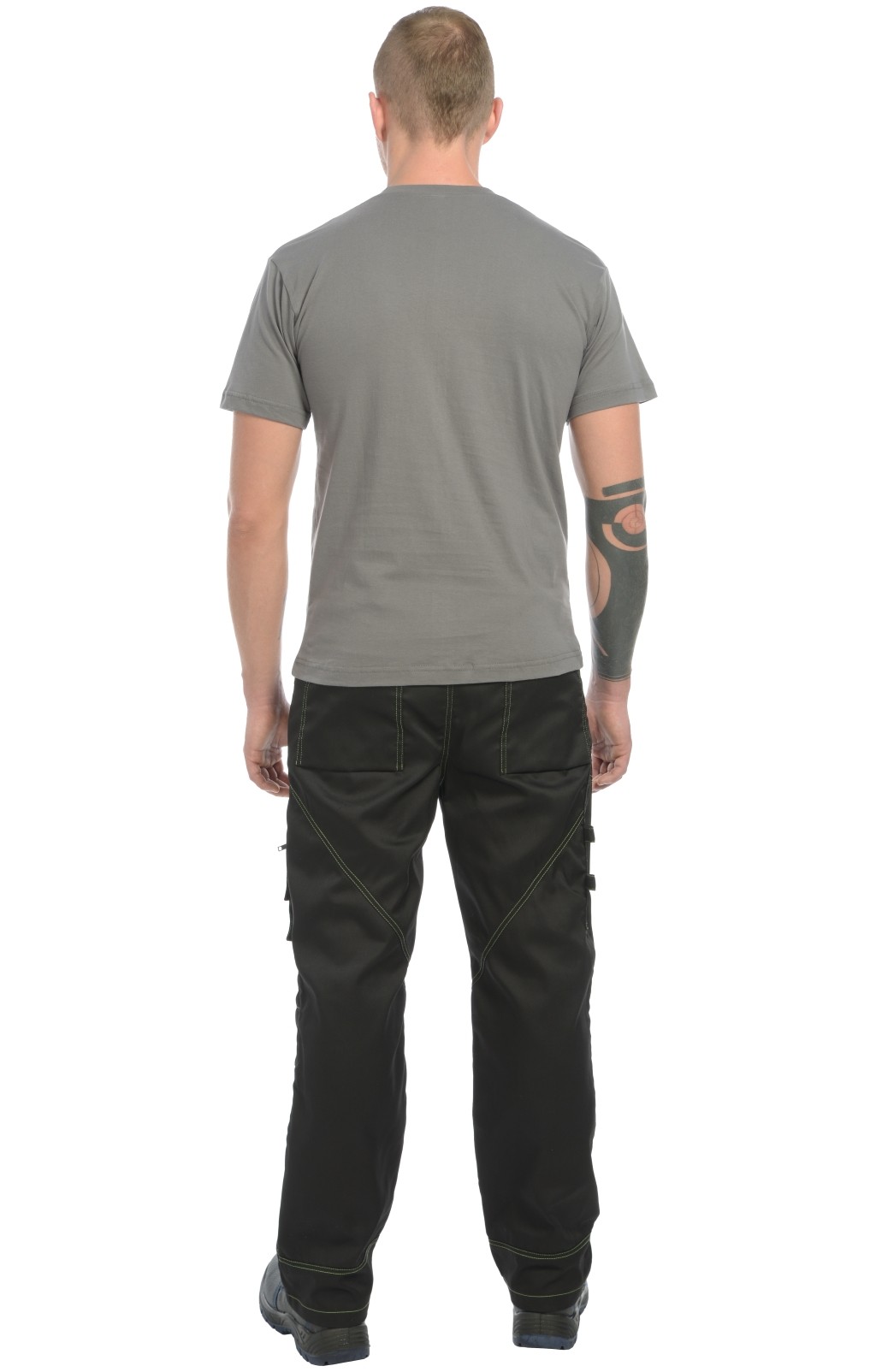 4958095 Футболка темно-серая  Одежда для официантов  размер XL (50-52) Спецодежда  - Вид №9