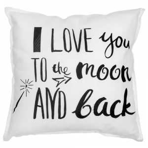 Наволочка I Love You VAMVIGVAM  281820 Белый;черный