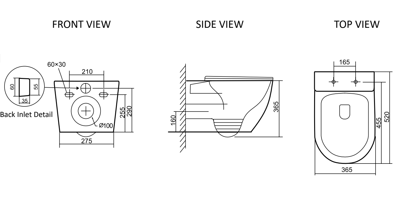 Подвесные унитазы SL-5025 SANTILINE  - Вид №11