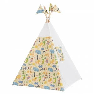 Вигвам Safari с окном,карманом и флажками VAMVIGVAM SAFARI 281495 Желтый;зеленый