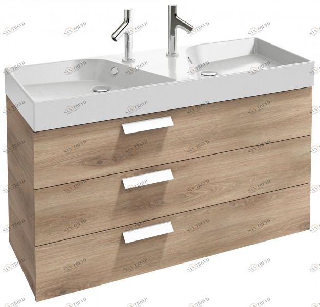 EB1311-N29 Мебель под раковину-столешницу 120 см, 3 выдвижных ящика Jacobdelafon RYTHMIK Santreyd