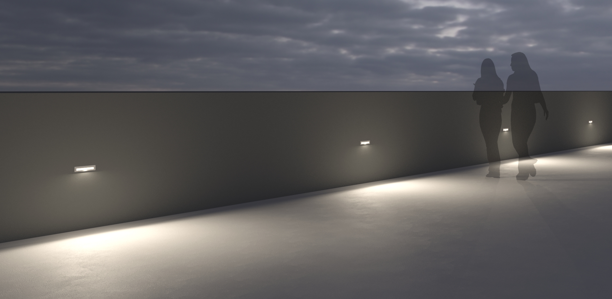 3455911 Светильник встраиваемая в стену / Наружнее освещение Platek FRAME  FRAME - LED 3000K Asymmetrical - Вид №14