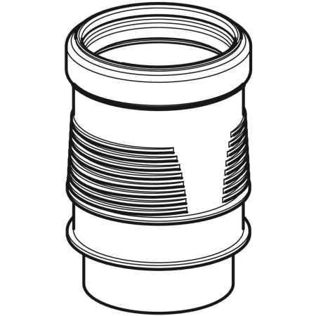 GEBERIT 312.012.14.1 Компенсаторная муфта с упором для хомута Geberit Silent-db20  - Вид №1