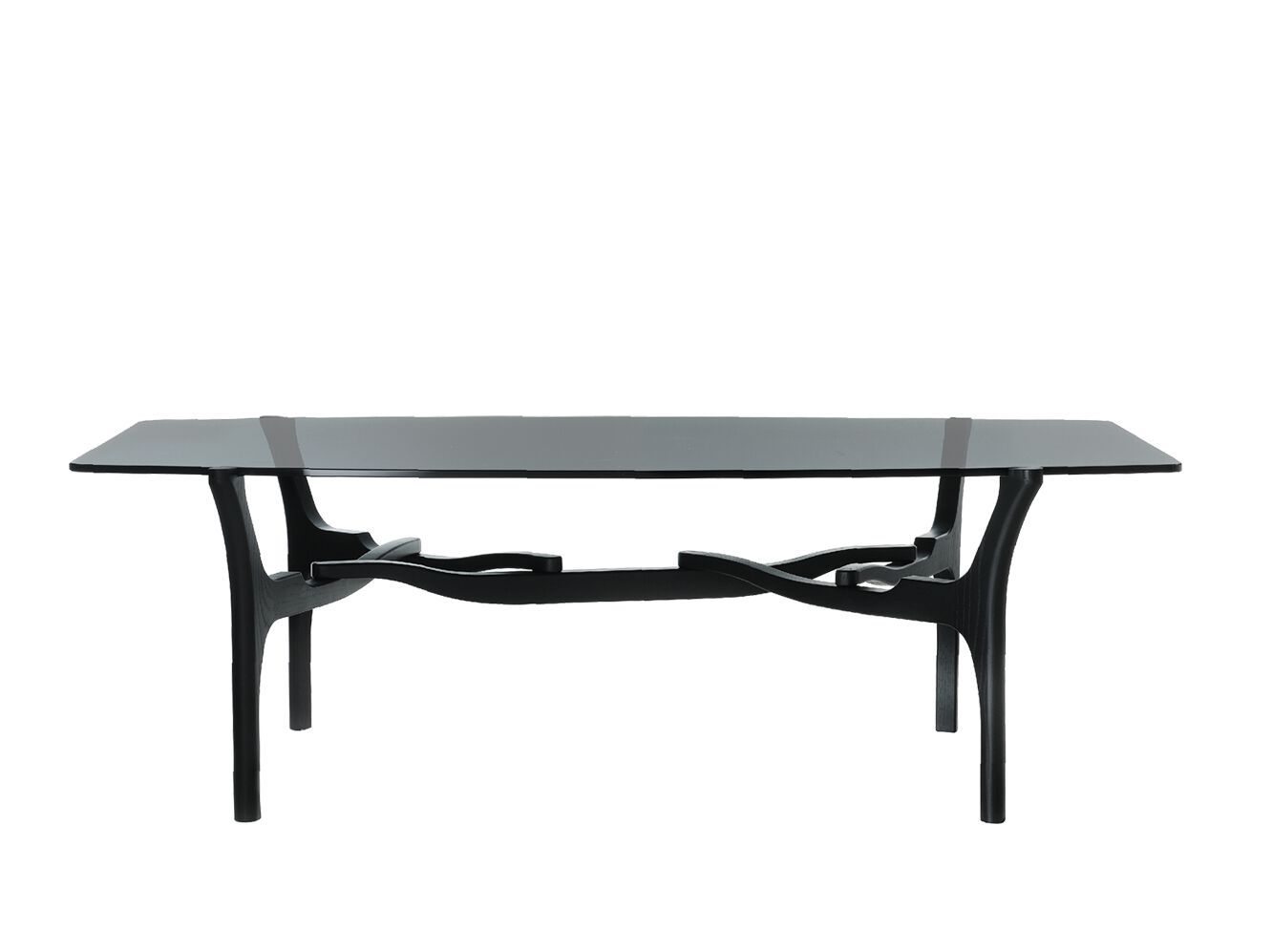 Деревянный и стеклянный журнальный столик / стол BD Barcelona Гаулино ARCH-00116179