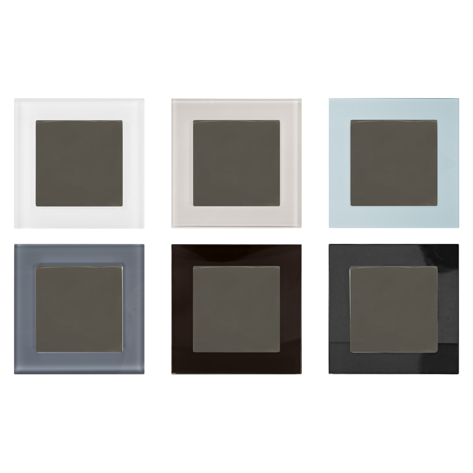 17783873 Выключатель встраиваемый Werkel 1 клавиша, цвет серо-коричневый Отсутствует Santreyd  - Вид №1