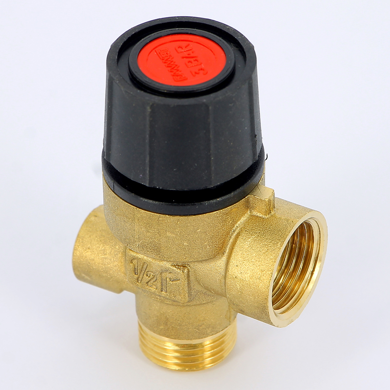 Клапан предохранительный НВ с отверстием для манометра 1/4" EMMETI 1/2" 3 бар 00206090 - Вид №1