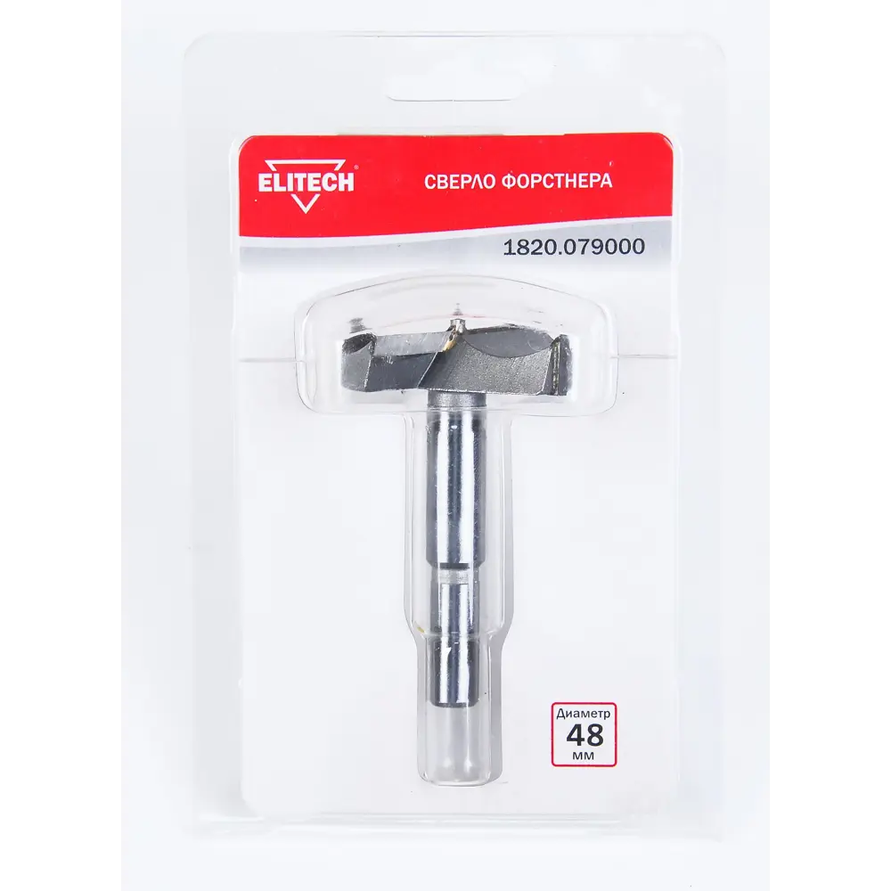Сверло форстнера по дереву Elitech 1820.079000 48x80 мм STLM-2114641 - Вид №2