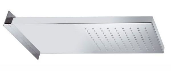 A562-15 Daniel, консольная душ. головка 50x20 см, с распыленной душ. струей, цвет черный матовый Santreyd 