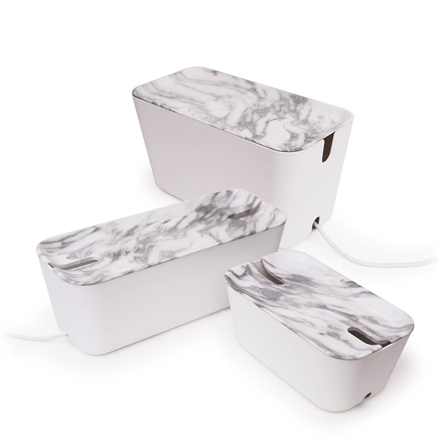 Органайзер серо-белый для проводов большой Hideaway BOSIGN  00-3872106 Белый;серый  - Вид №4