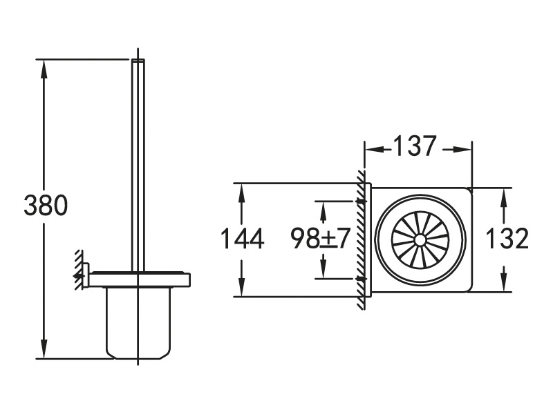 Щетка для унитаза ART&MAX MAXIMA AM-F-8923 - Вид №1