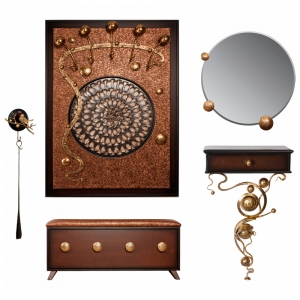 15007,14023,15008,79022,25004,27009 Комплект Heri Каштан из 6-ти предметов BOGACHO