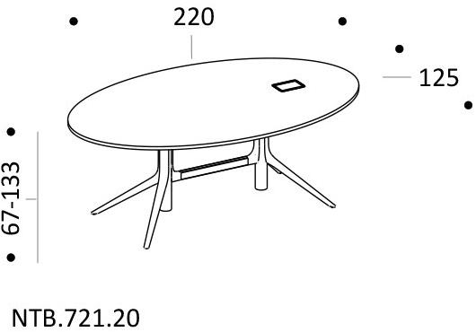 ICF Овальный стол Notable sun-id-1467782 - Вид №3