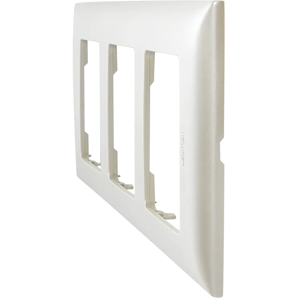 LEXMAN LILIAN - Декоративная рамка для розеток, 3 поста, жемчужный 86761634 STLM-1117108 - Вид №2