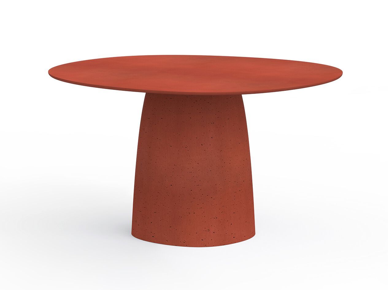 Бетонный круглый садовый стол Betoni ARCH-00141552 - Вид №1