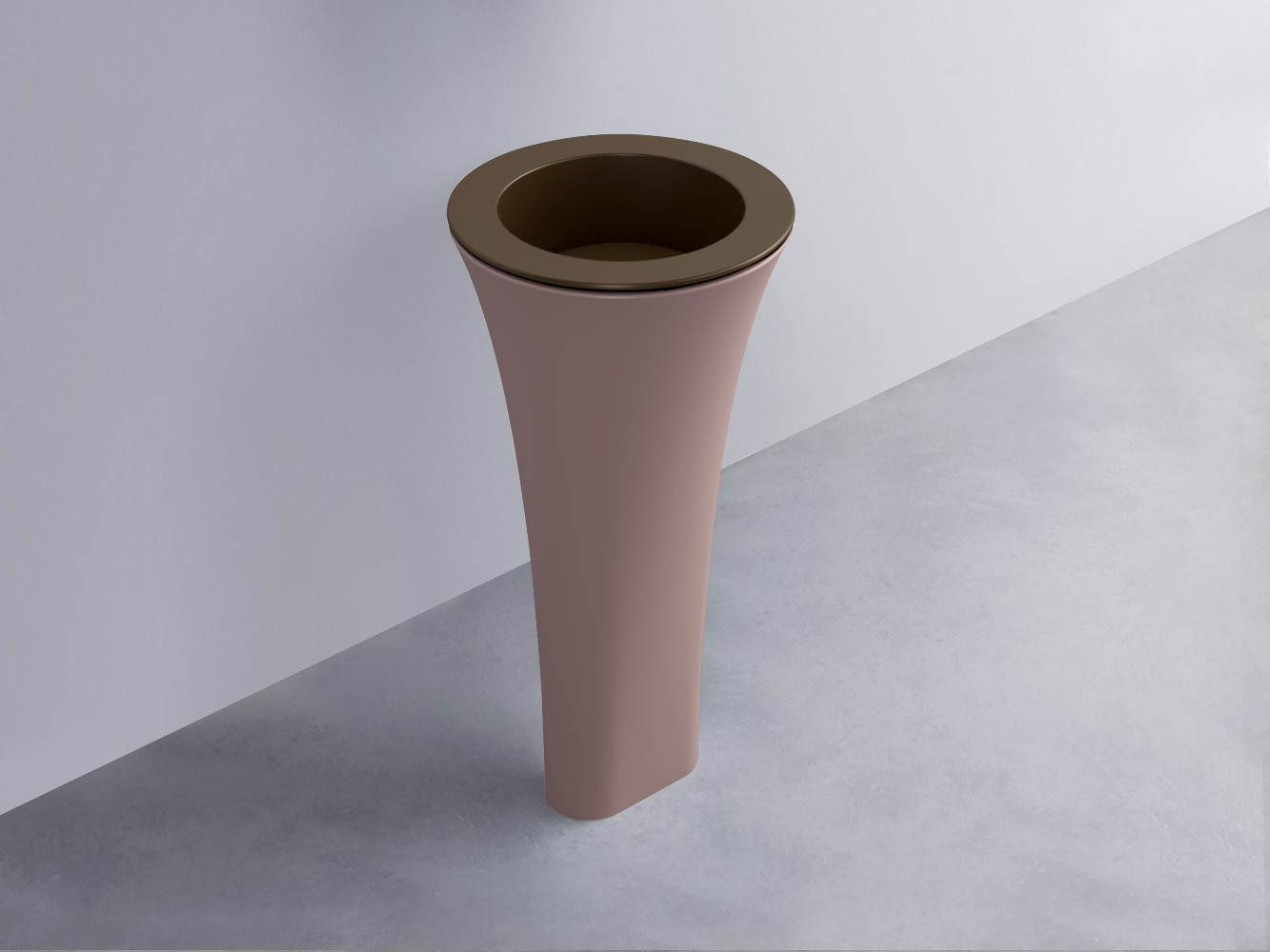 AMLA45-CA+AMPILT-CA+AMCOLT-CP Раковина Amedeo Tondo отдельностоящая cielo Enjoy + Amedeo Ceramica Cielo