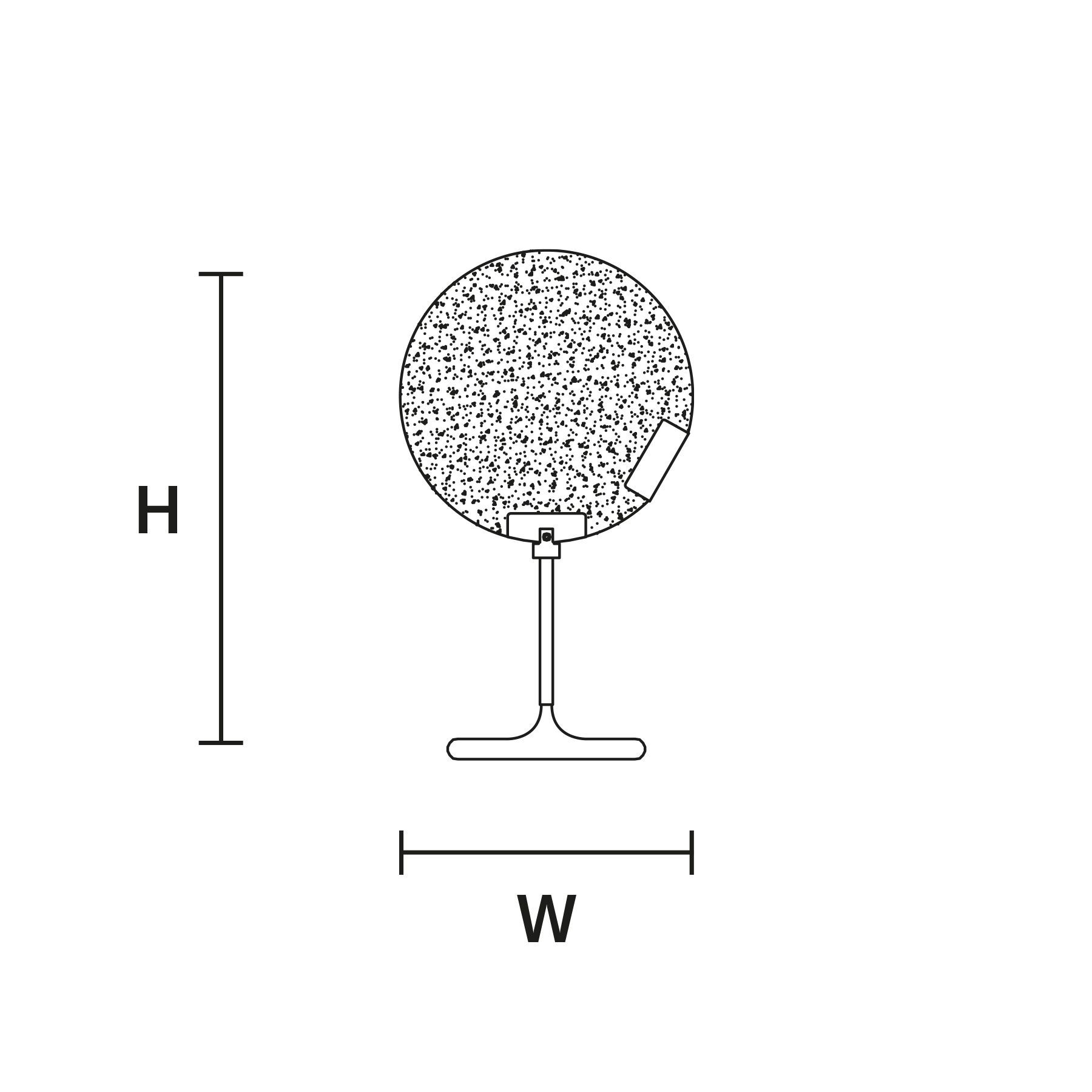 Стеклянная светодиодная настольная лампа Masiero Horo ARCH-00023368 - Вид №14