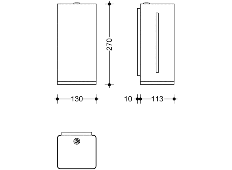950.06.155 Сенсорный электронный дозатор пенного мыла HEWI Universalprodukte  - Вид №4