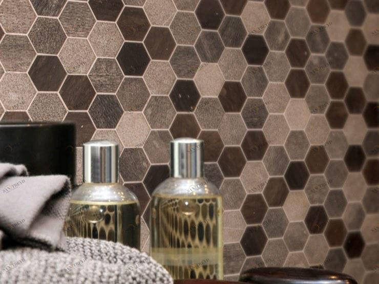 Ideamarmo Мраморная мозаика Esagonale Exg 604