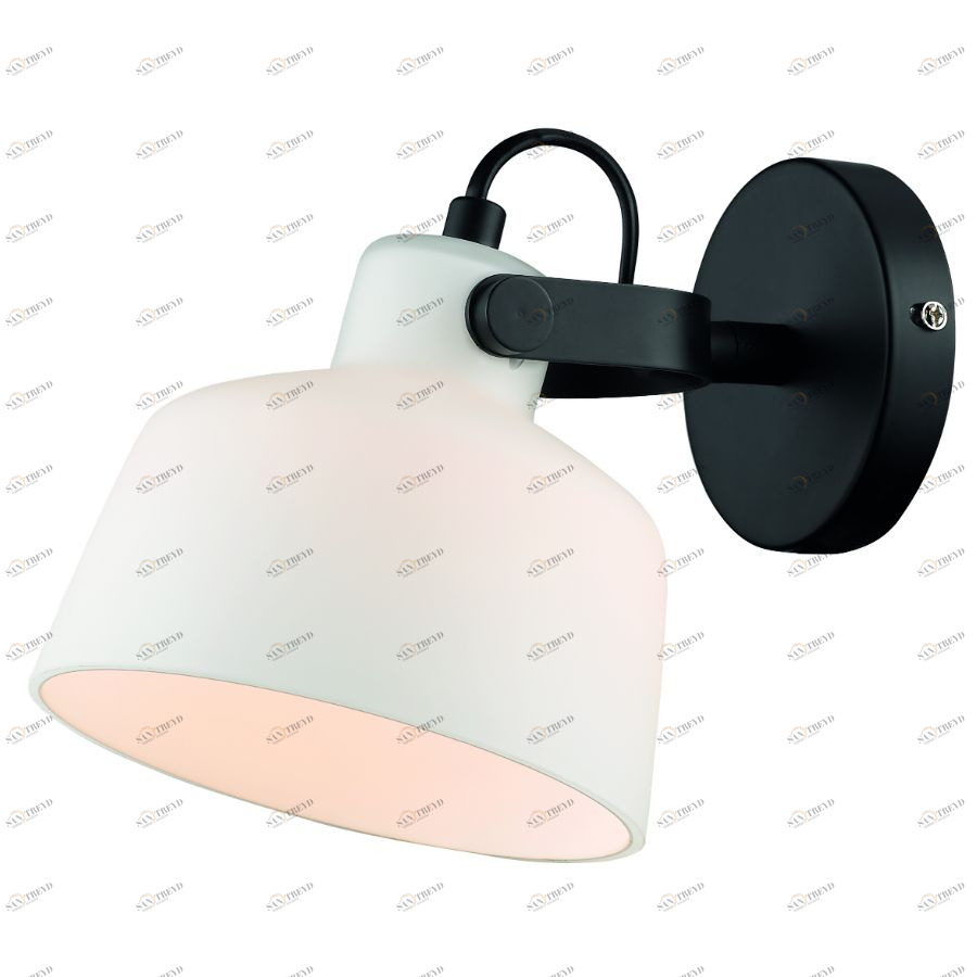 Светильник настенный Helsinki, опал/черный Halo Design 735761