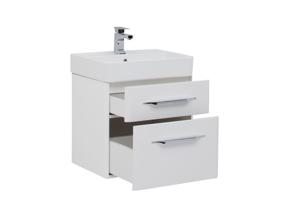 Тумба с раковиной Aquanet Виченца 60 белый 0019625200196345 - Вид №1