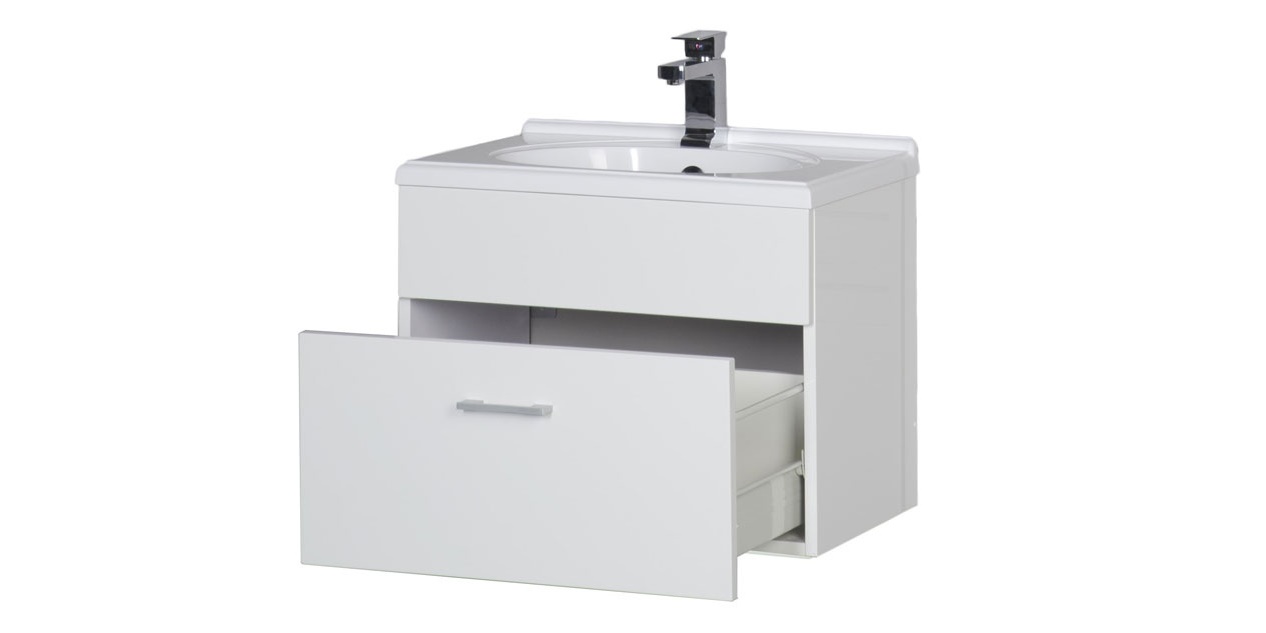 Комплект мебели Aquanet Данте 60 белый (камерино) 00161104 - Вид №4