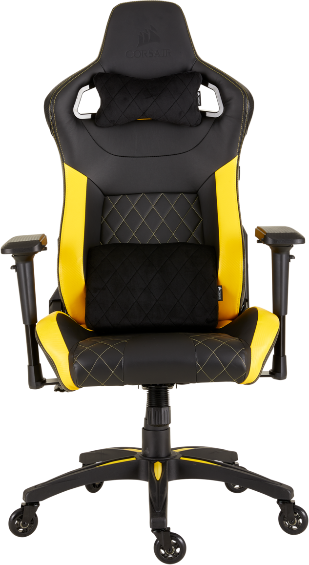 CF-9010015-WW Игровое кресло gaming™ t1 race 2018 gaming chair black/yellow Corsair Corsair T1 RACE 2018 Santreyd 