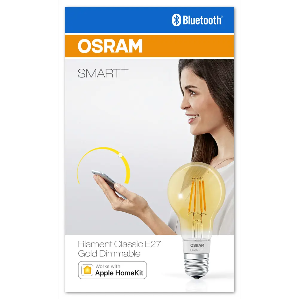 Лампа умная светодиодная Osram Smart Plus E27 220-240 В 5.5 Вт груша золотистая 600 лм, теплый белый свет 89143916 STLM-2207720 LEDVANCE  - Вид №4