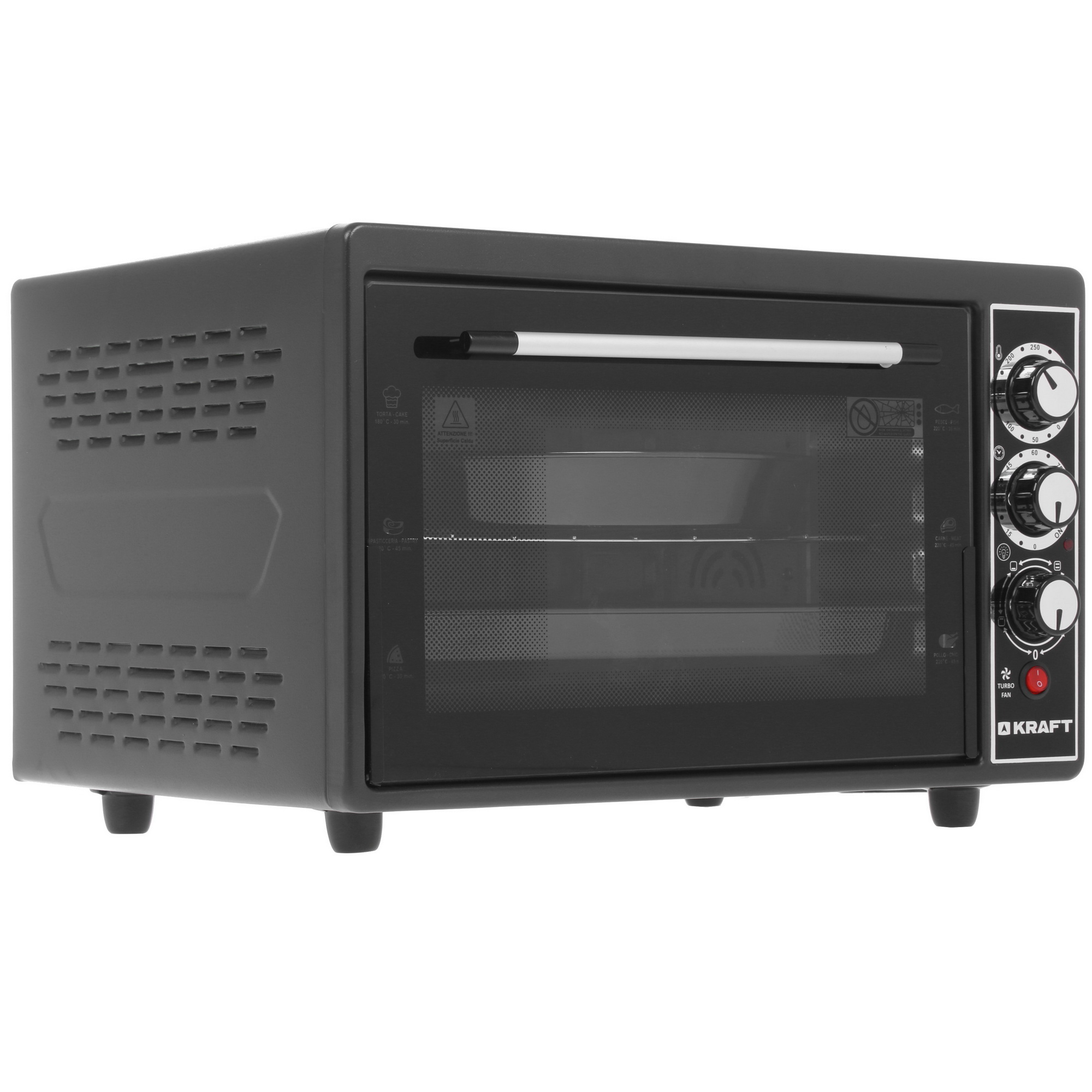 8108446 Мини-печь Kraft KF-MO 3804 RKBL черный STDN-0071641 - Вид №1