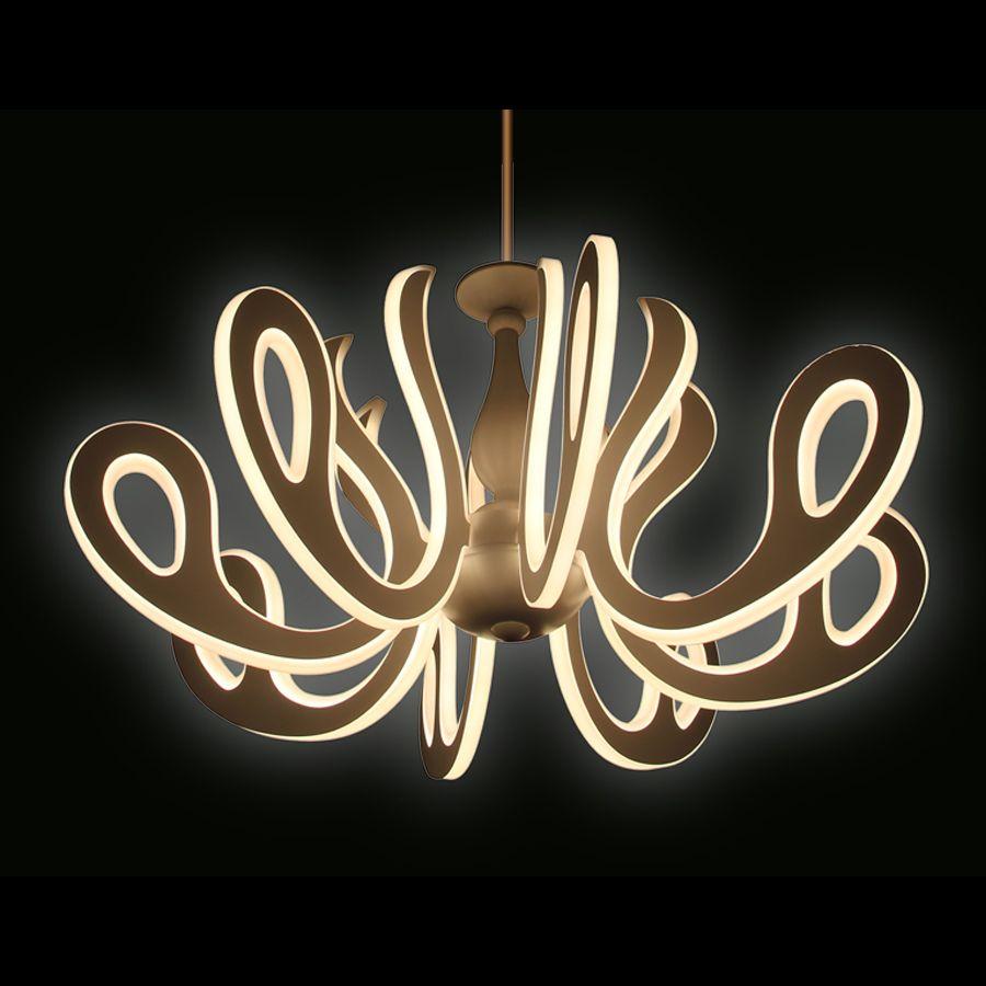 Потолочная светодиодная люстра Ambrella light Orbital Classic FK82/8 WH 504W D820 AMBRELLA LIGHT ДИЗАЙНЕРСКИЕ, ORBITAL CLASSIC 220086 Белый  - Вид №2