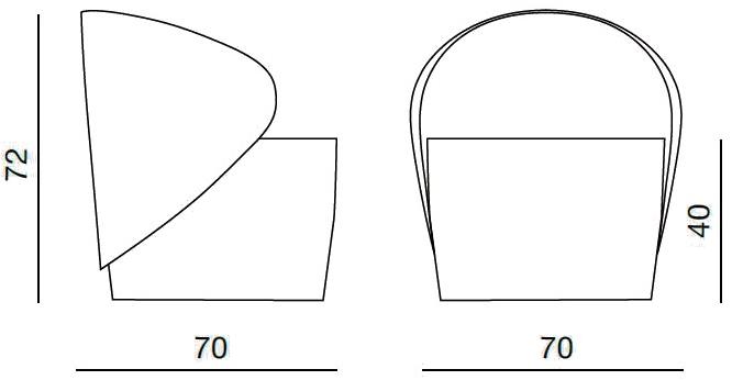 EmmeBi Кресло из бархата Grace sun-id-1456545 - Вид №4