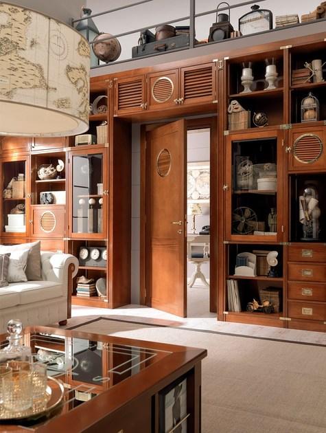 Caroti Модульная стенка для хранения из массива дерева  Atmosfera wall  - Вид №2