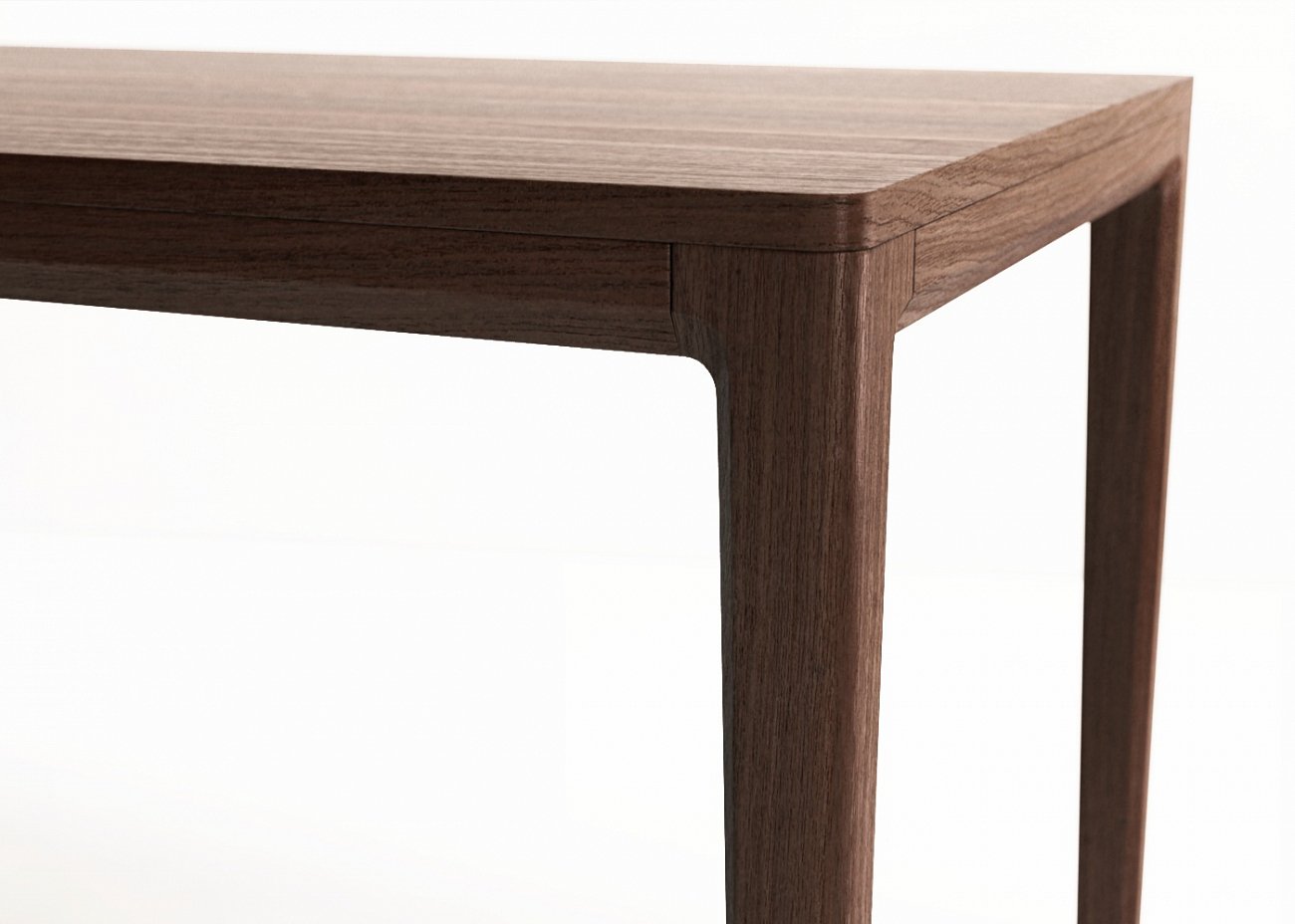 Обеденный стол деревянный темно-коричневый 160 см Mavis THE IDEA MAVIS 092833 Коричневый  - Вид №1