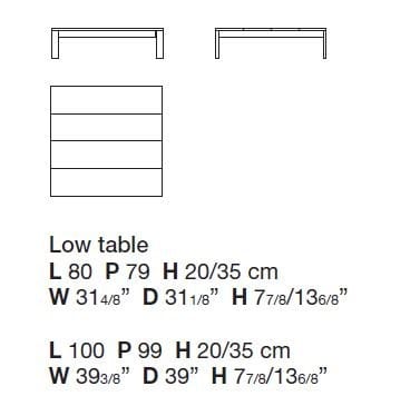 Квадратный стол из тикового дерева Kristalia Be-Easy ARCH-00032369 - Вид №7